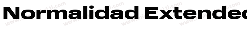 Normalidad Extended Light字体转换